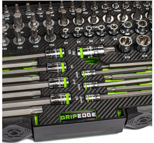 Gripedge Master RPT Hex & Star Driver Set - 62-PC