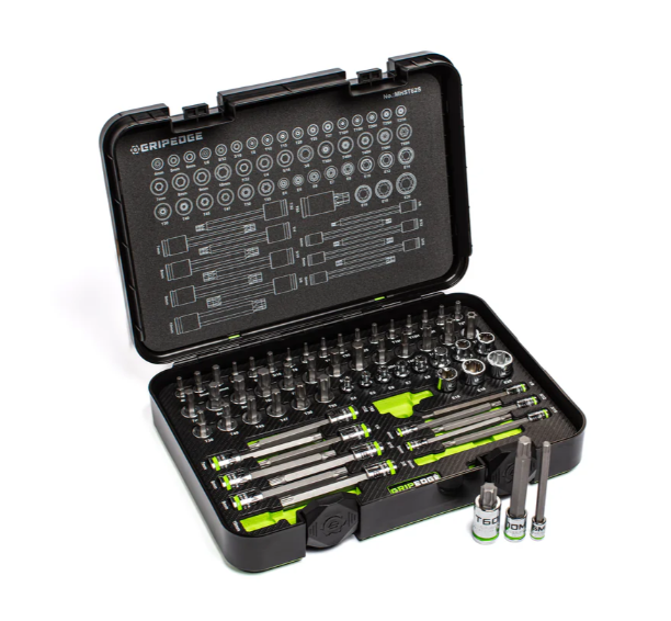 Gripedge Master RPT Hex & Star Driver Set - 62-PC