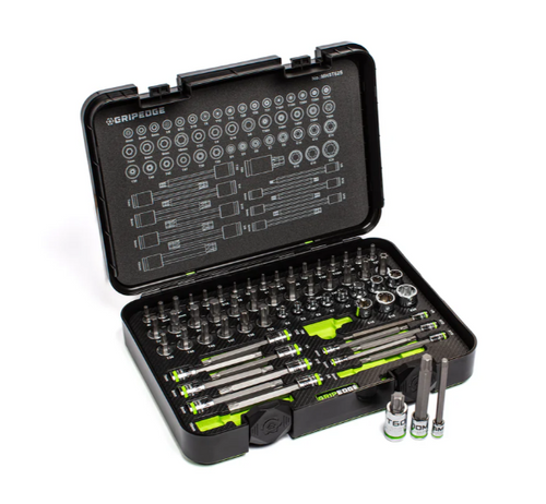 Gripedge Master RPT Hex & Star Driver Set - 62-PC